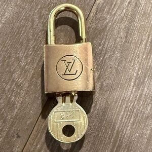 Louis Vuitton Gold Lock and Key #218
